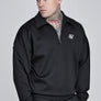 SikSilk - Black Essentials Zip Sweater